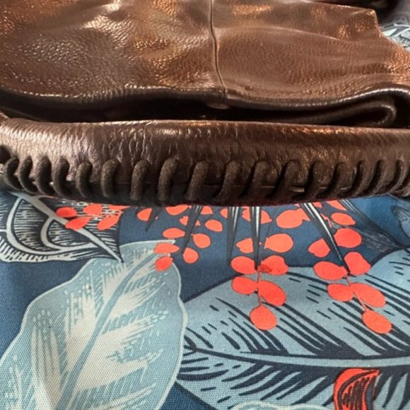 Max Studio Shoulder Bag Slouch Soft Black Hobo Style Purse - Picture 5 of 5